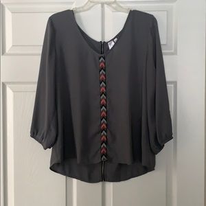 Dark Grey Top